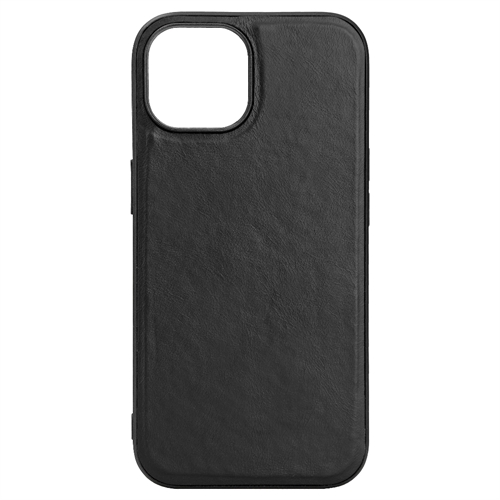 iPhone 13/14/15 Læder Mag-cover, sort